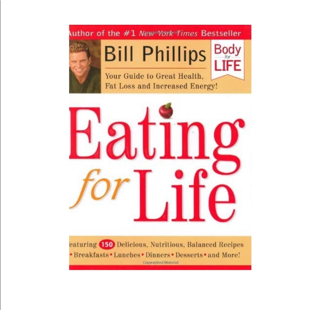 Eating for Life cookbook hardcover new